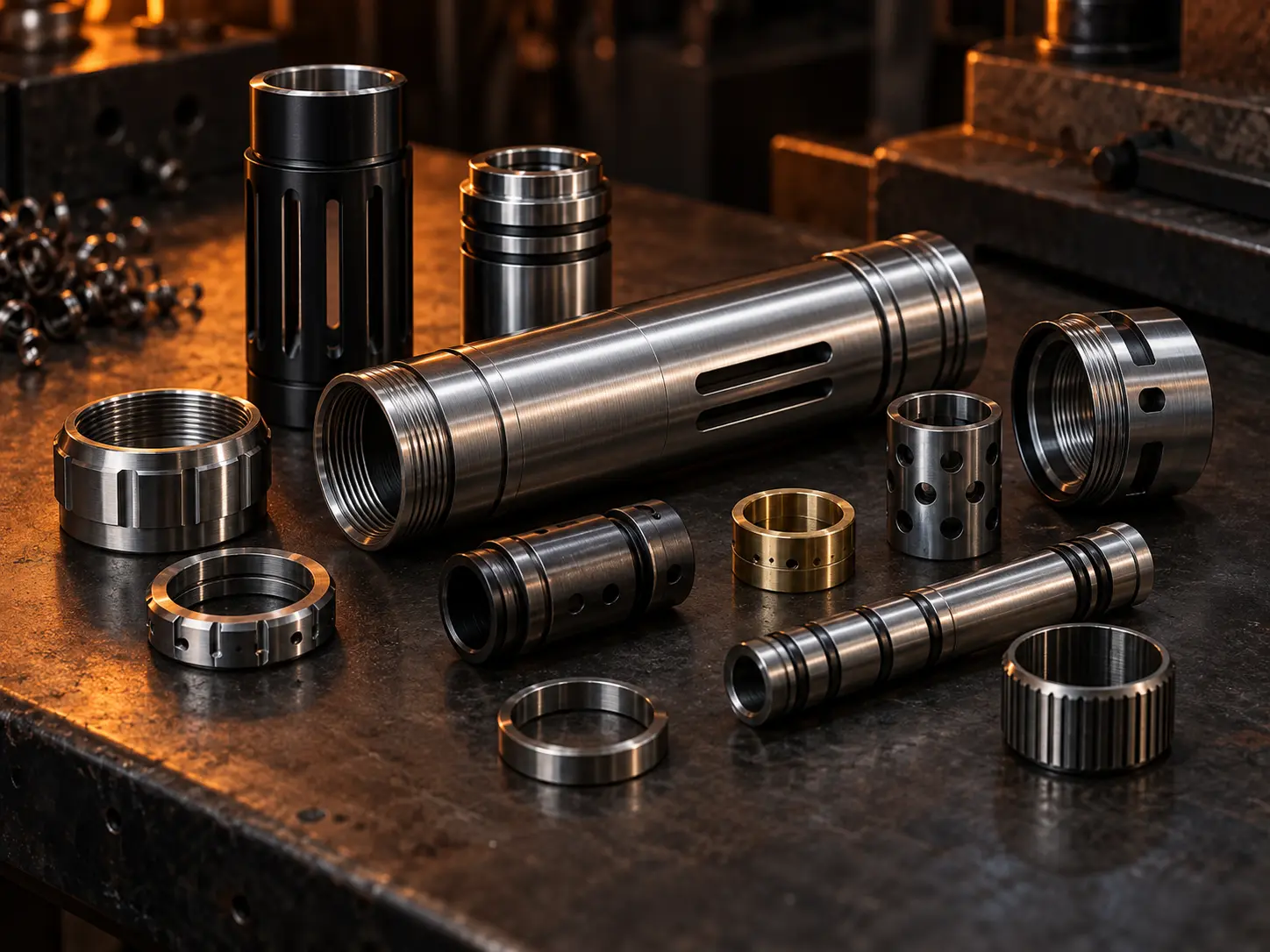 Precision machined components for custom lightsaber projects